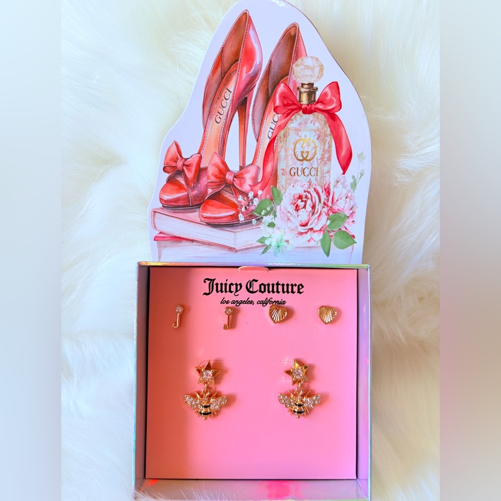 🩷🩷Juicy Couture Gold  tone Earring Collection🩷🩷